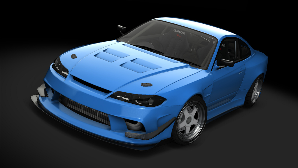 FDC24//Pro2 - Nissan Silvia S15 Vertex, skin sininen