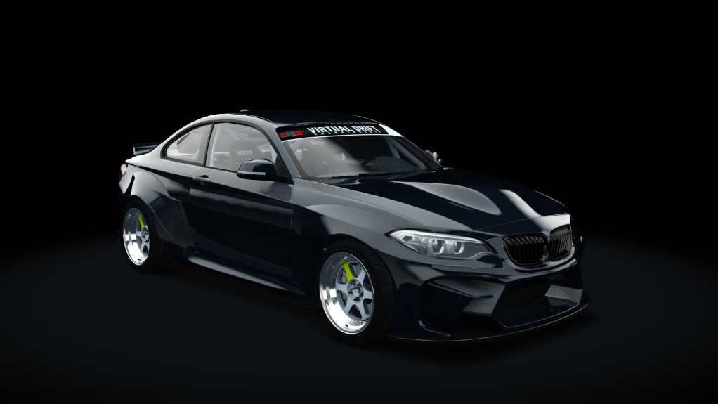 VDC BMW F22 M2 Eurofighter Public 3.0, skin azuritschwarz_metallic