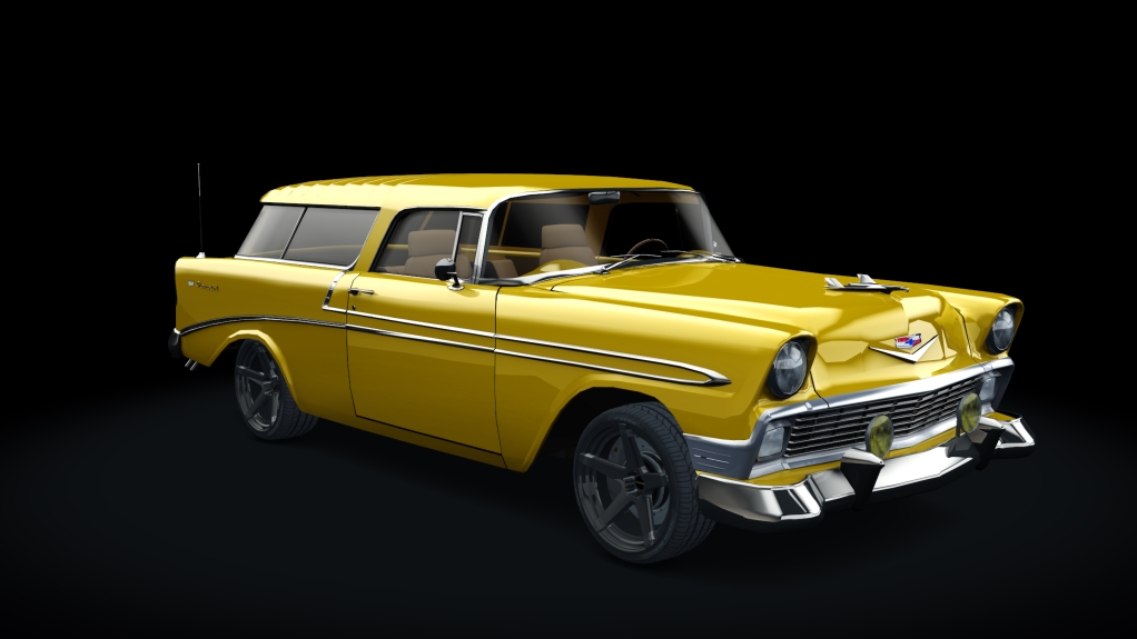 Chevrolet Bel Air Nomad 1956 TUNED, skin 11