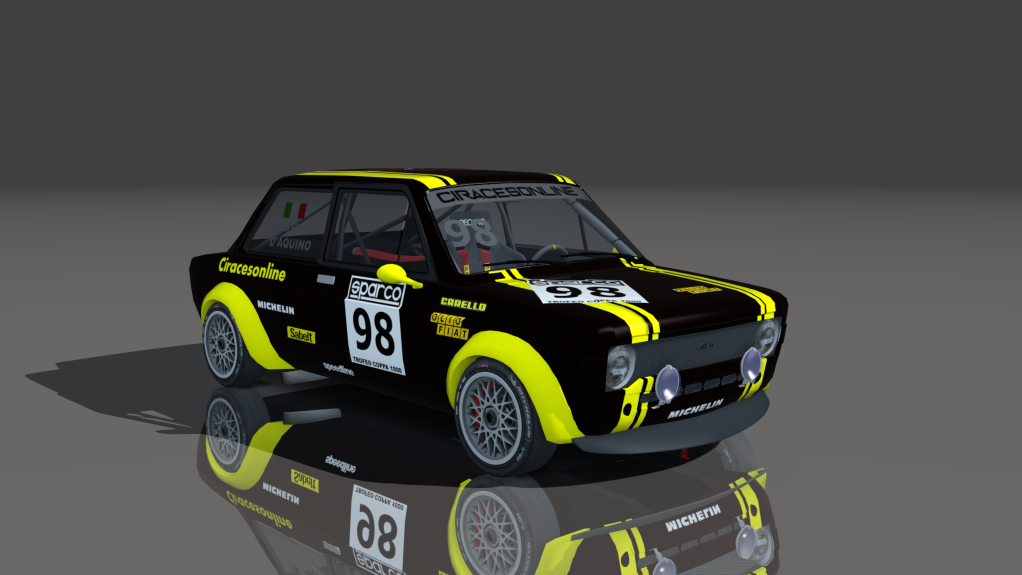 Fiat 128 Abarth GR2, skin cristiano_daquino_98