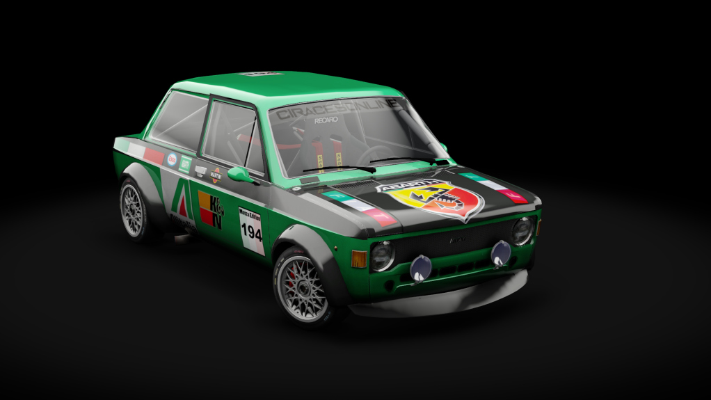 Fiat 128 Abarth GR2, skin fiat_128_kermit