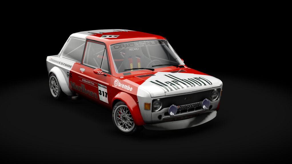 Fiat 128 Abarth GR2, skin fiat_128_marlboro