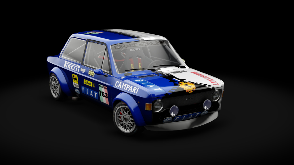 Fiat 128 Abarth GR2, skin fiat_128_two_face