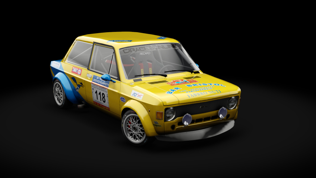 Fiat 128 Abarth GR2, skin scarfiotti_118