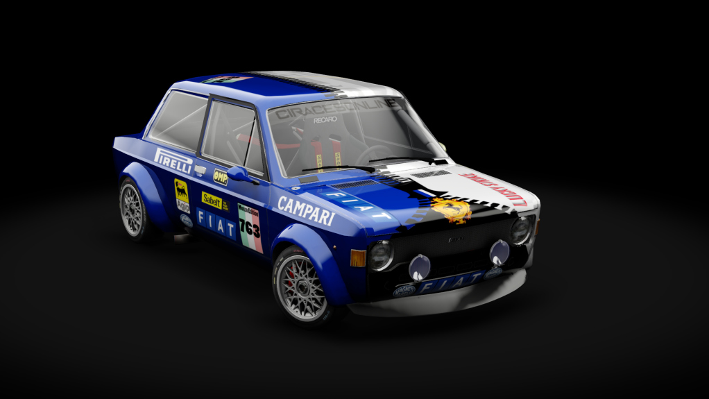 Fiat 128 Abarth GR2, skin two face_763