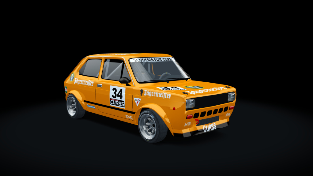 Fiat 127 Sport Abarth Gr.2, skin Jagermeifter