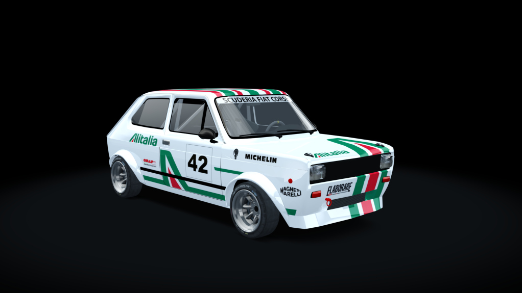 Fiat 127 Sport Abarth Gr.2, skin alitalia