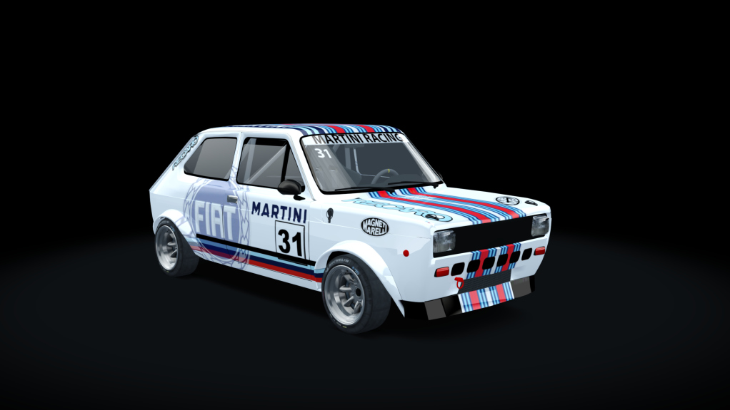 Fiat 127 Sport Abarth Gr.2, skin martini_34