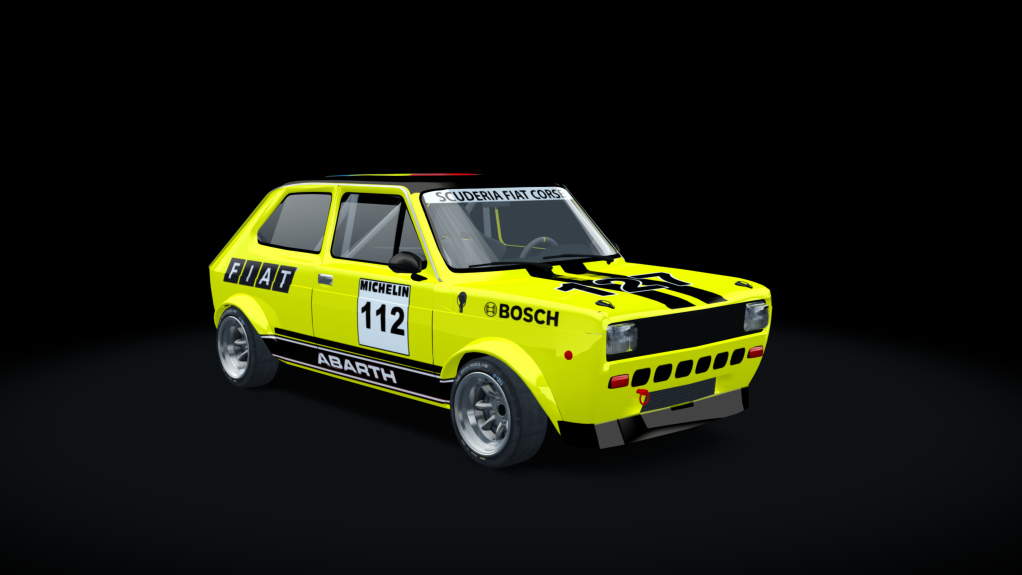 Fiat 127 Sport Abarth Gr.2, skin yellow_112