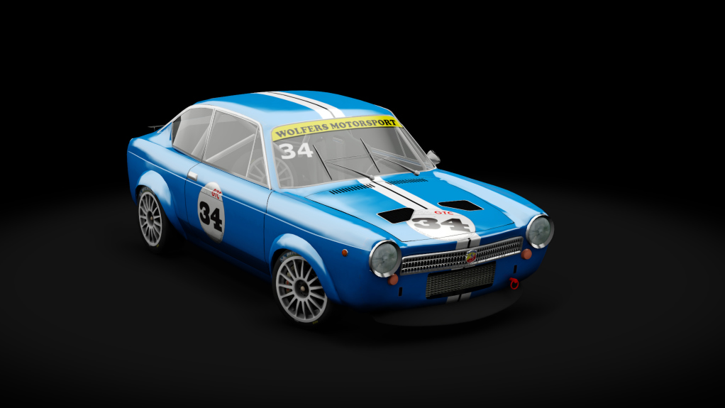 Fiat 850 coupè Abarth, skin Wolfers_Motorsport_34