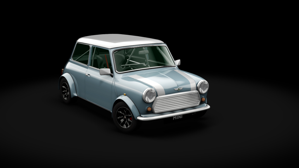 Mini Cooper Gr.2, skin Hawaiian_Blue