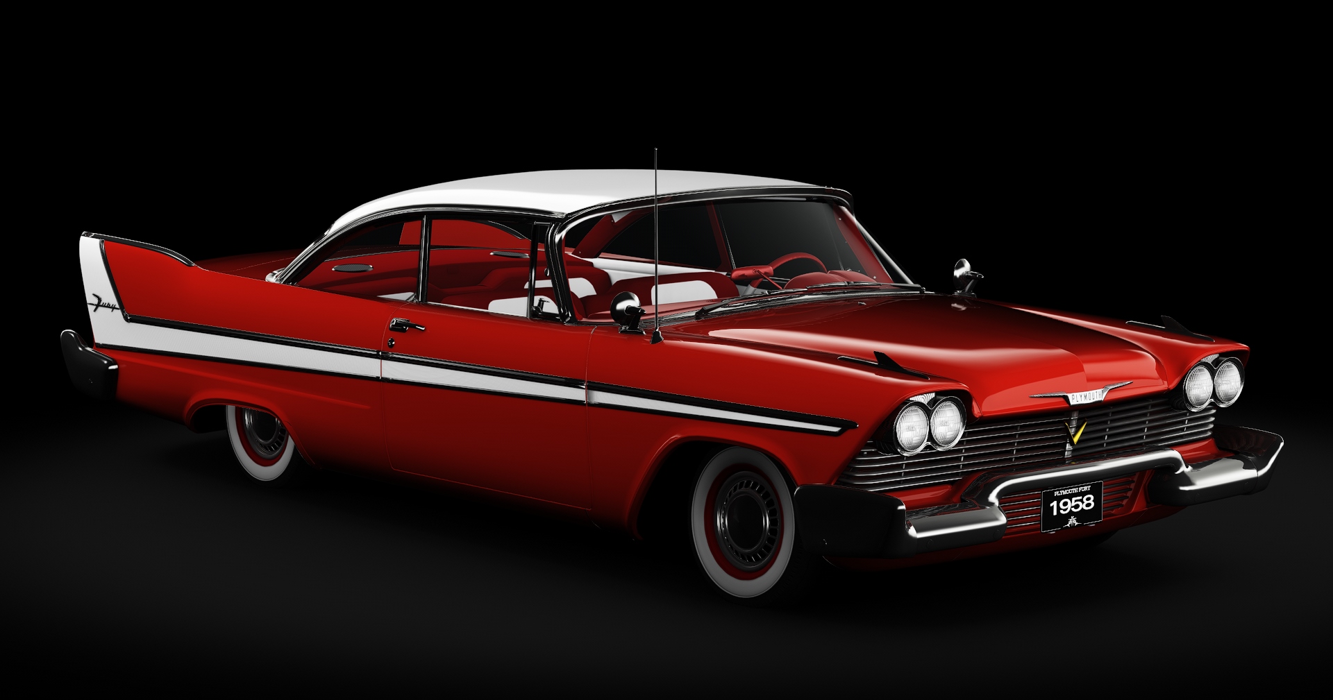 Plymouth Fury Sport Coupe (1958), skin Toreador_Red