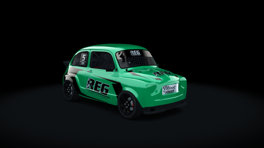 Fiat 600, skin 5Verde