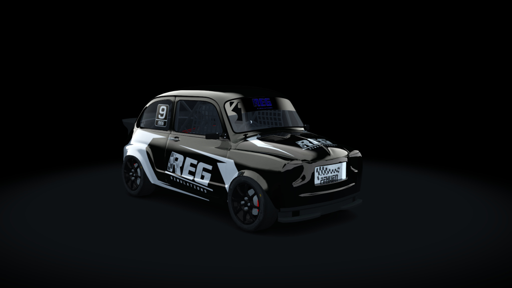 Fiat 600, skin 9Negro