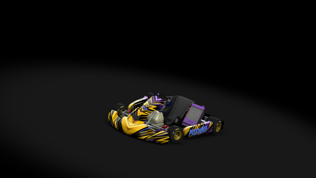 Kart Parolin KZ, skin Pizzaamo