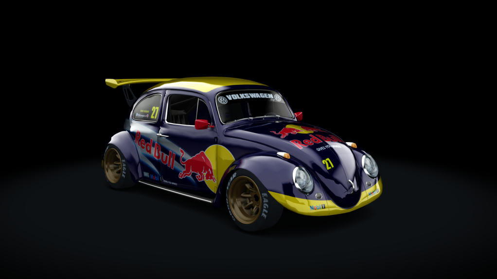 Volkswagen Beetle 3.0, skin RedBull