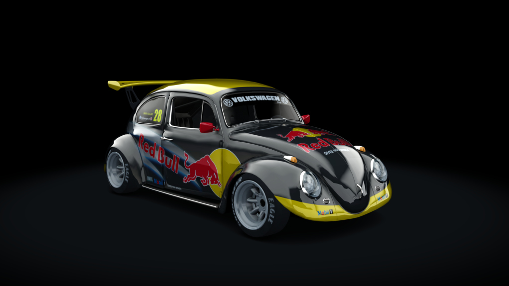 Volkswagen Beetle 3.0, skin RedBull_2