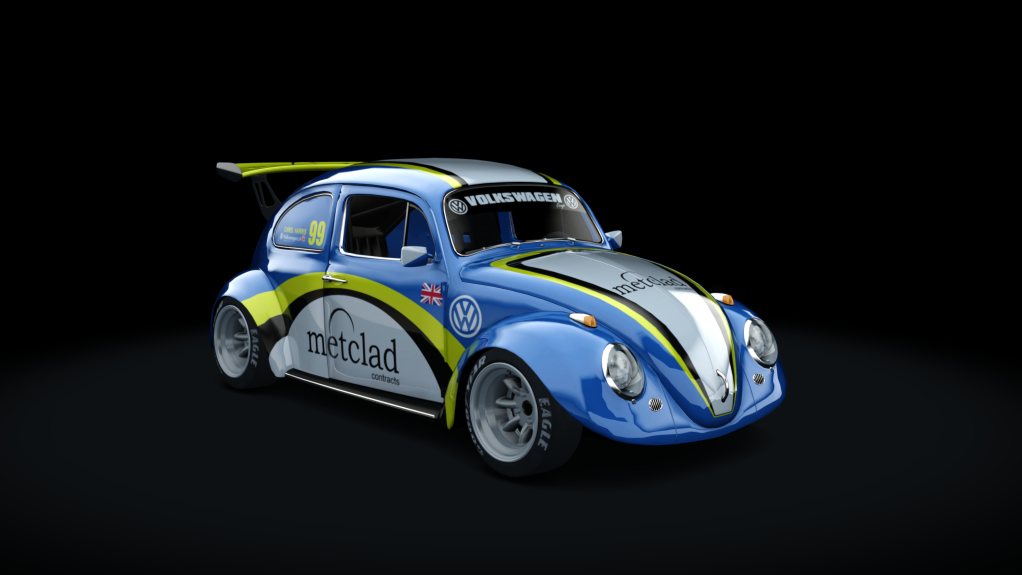 Volkswagen Beetle 3.0, skin metclad