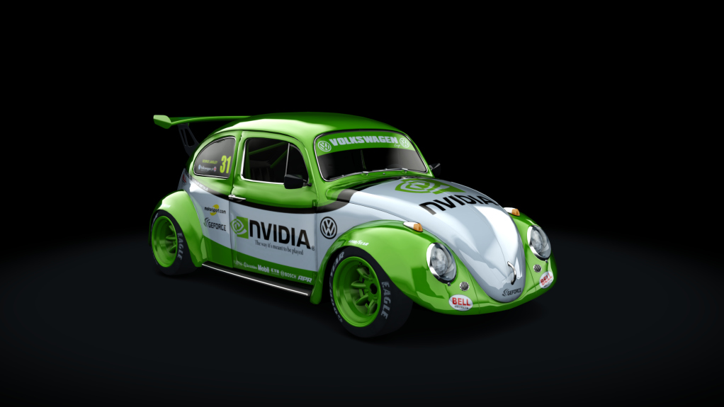 Volkswagen Beetle 3.0, skin nvidia