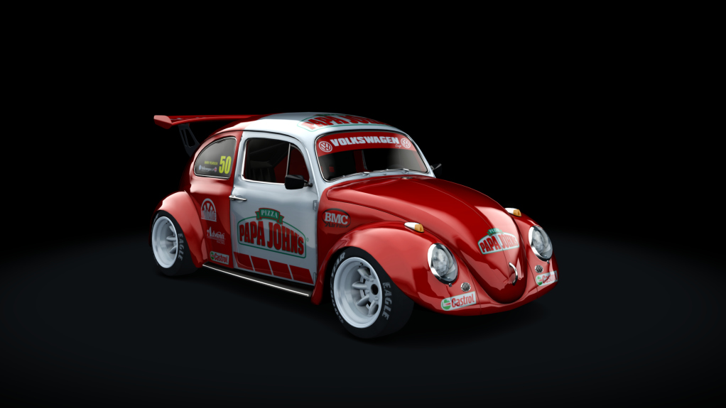 Volkswagen Beetle 3.0, skin papa_johns