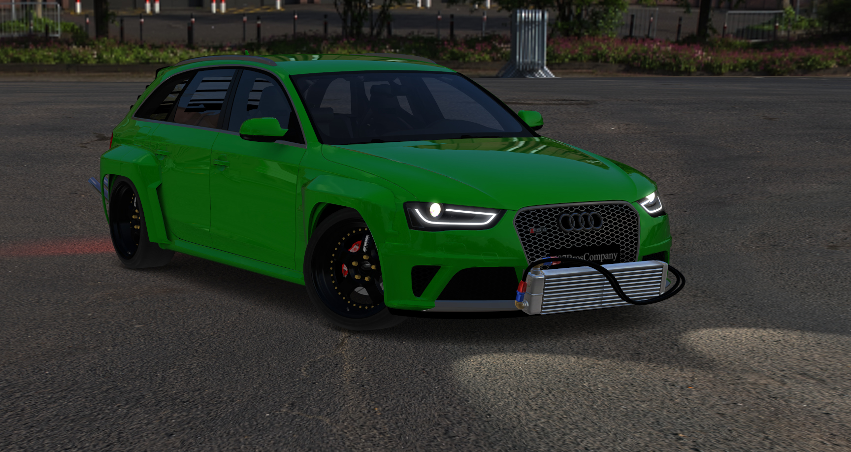 687 Bros AUDI RS4 breakgang, skin envy_apple_green