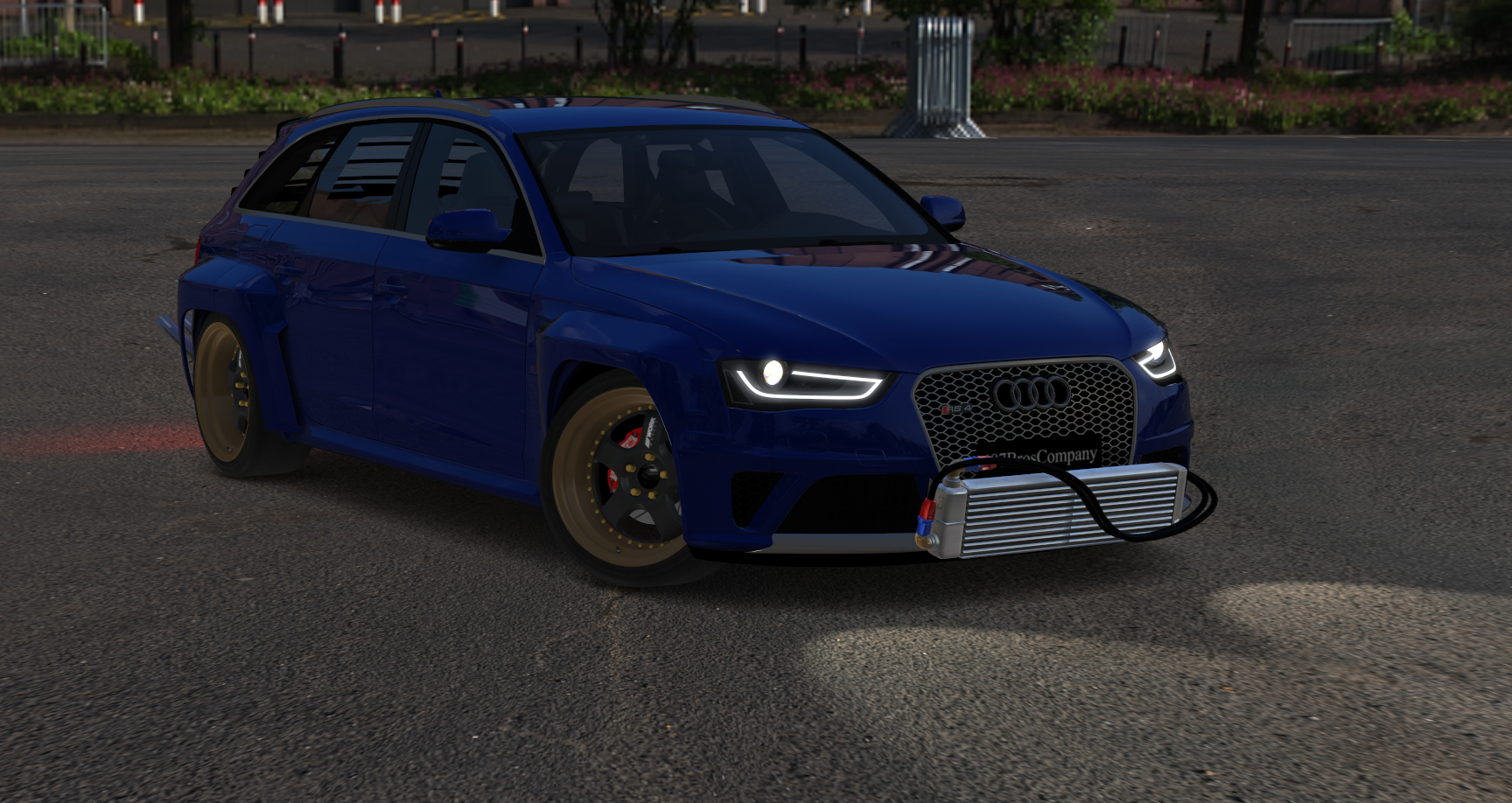 687 Bros AUDI RS4 breakgang, skin envy_aqua_blue