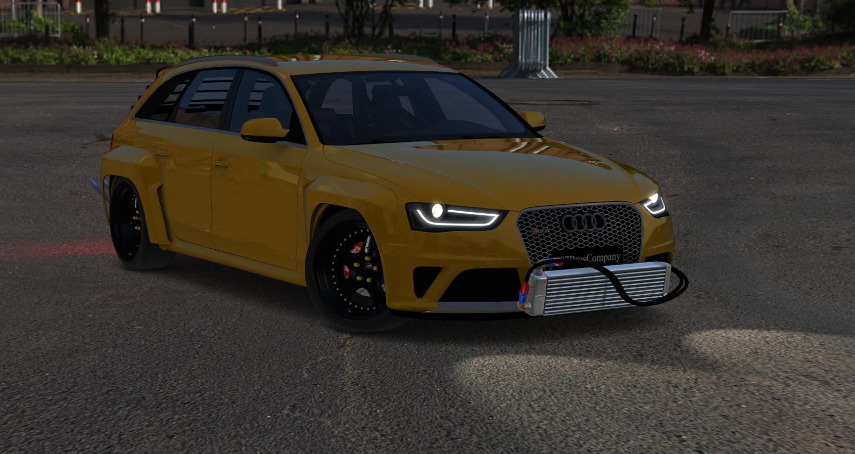 687 Bros AUDI RS4 breakgang, skin envy_chrome_yellow