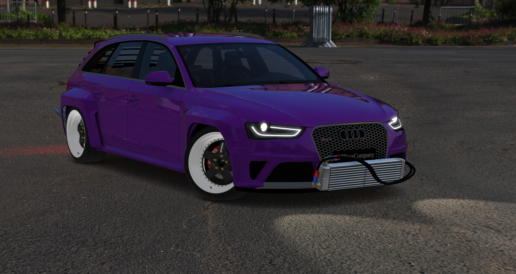 687 Bros AUDI RS4 breakgang, skin envy_purple