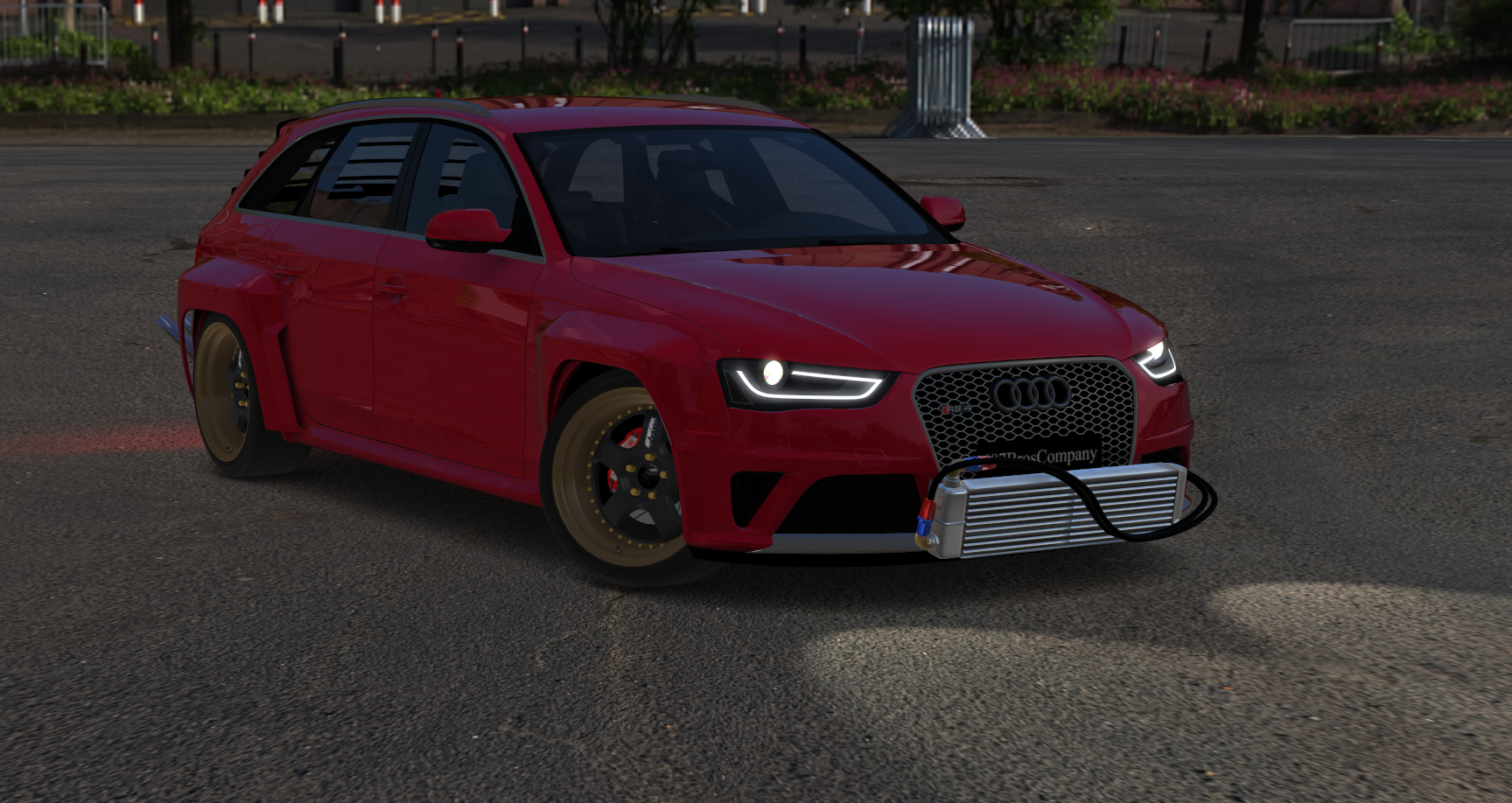 687 Bros AUDI RS4 breakgang, skin envy_scarlet