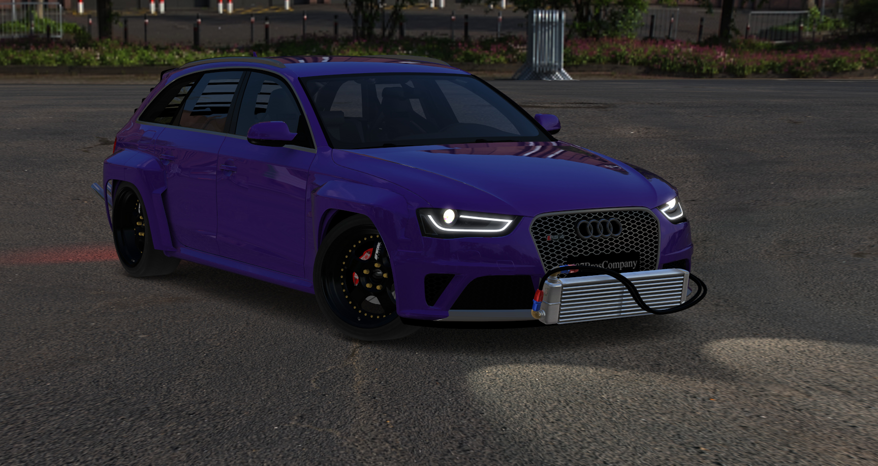 687 Bros AUDI RS4 breakgang, skin envy_violet