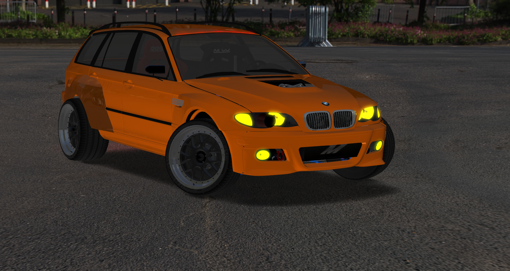 687_Bros_BMW_M3_E46_Wagon, skin Orange