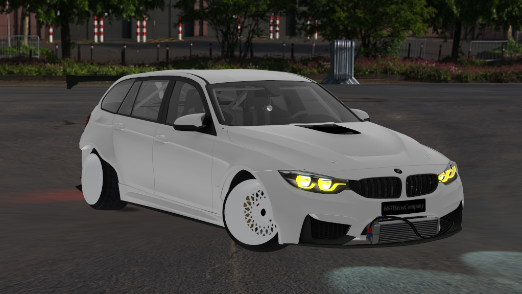 687_Bros_BMW_M3_F81_Wagon, skin 04_9xam_pearl_white