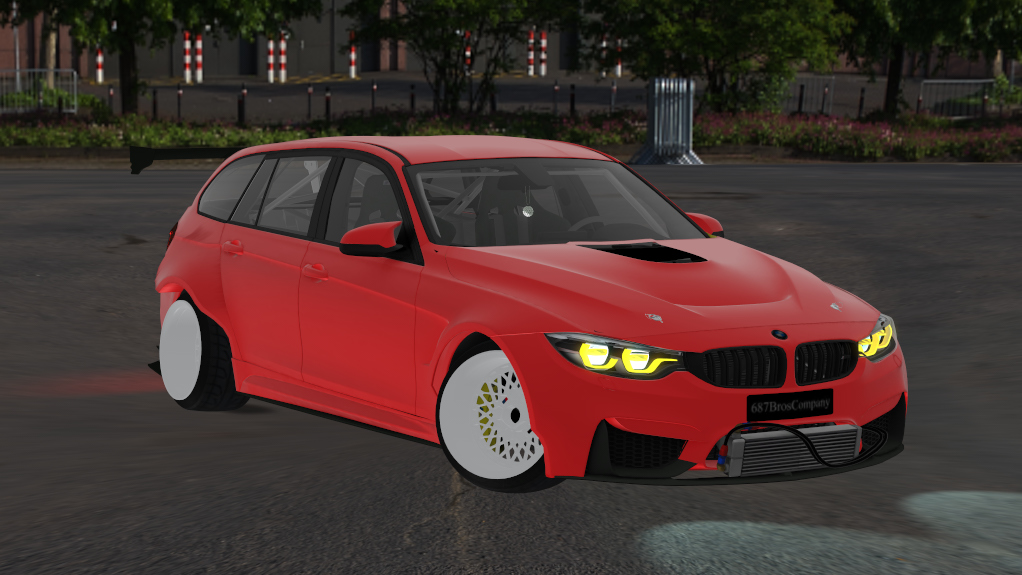 687_Bros_BMW_M3_F81_Wagon, skin red