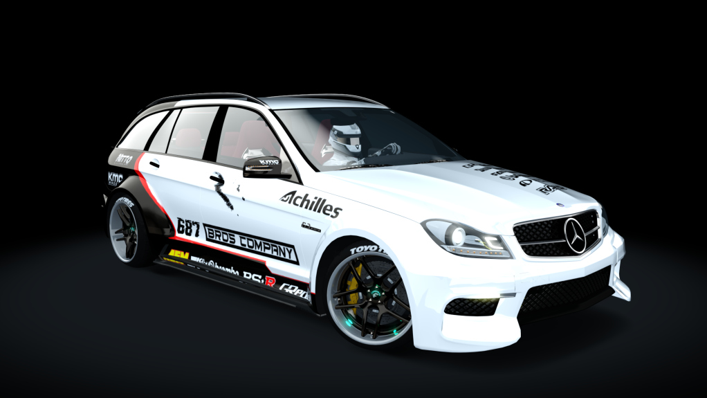 687 Bros Mercedes C63 break, skin 687_Bros_Company