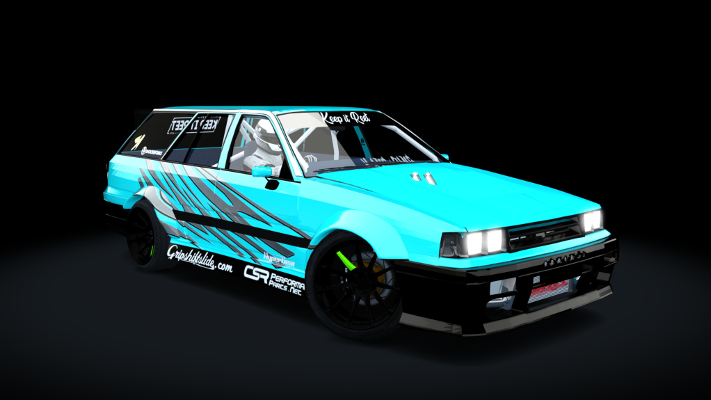 687 Bros Nissan Skyline 31 wagon, skin Bleu