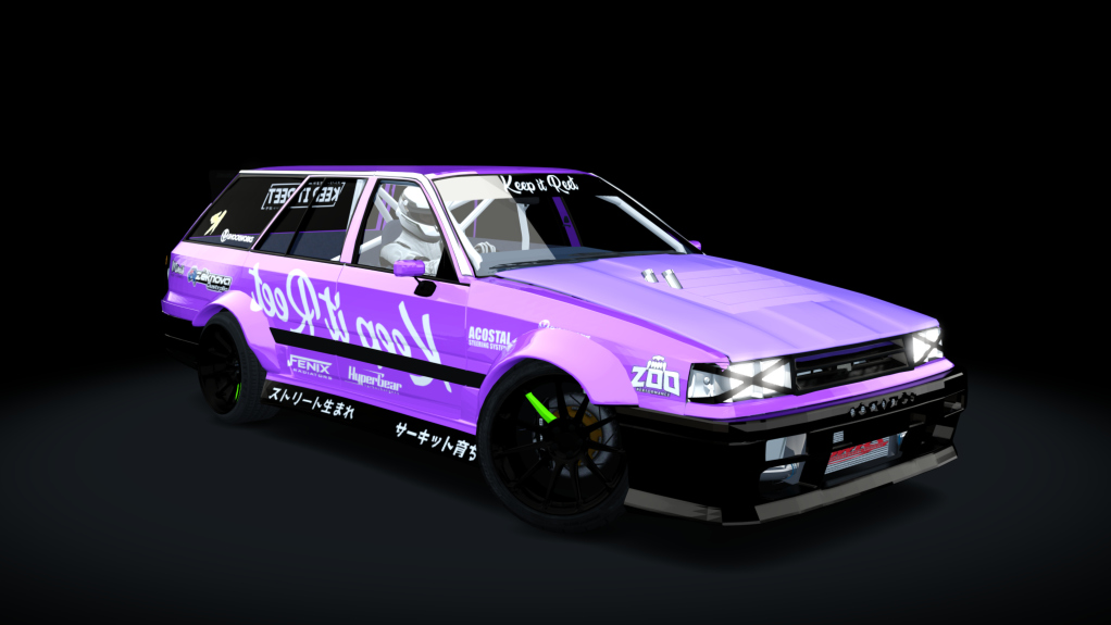 687 Bros Nissan Skyline 31 wagon, skin Purple