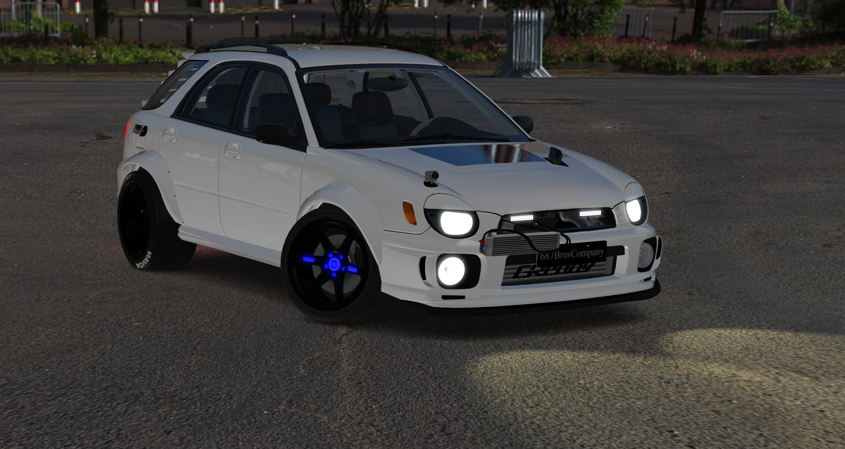 687 Bros Subaru Impreza WRX wagon, skin white_2