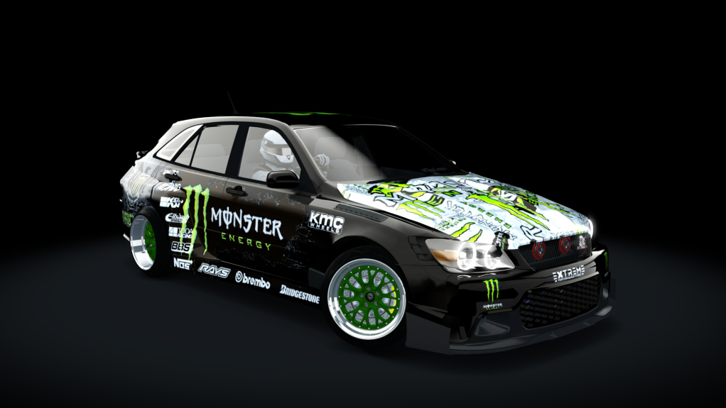 687 Bros Toyota Altezza wagon, skin monster