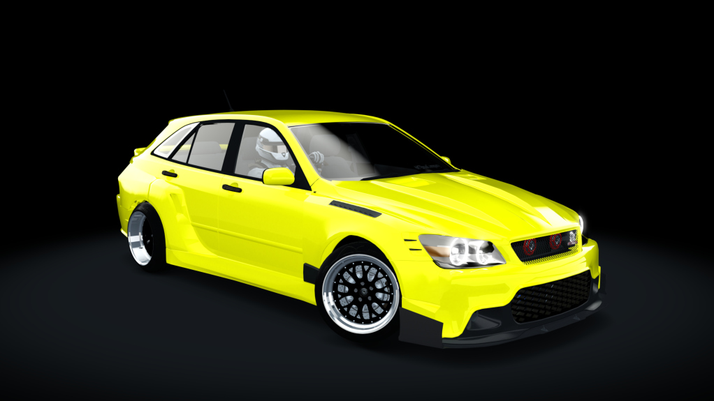 687 Bros Toyota Altezza wagon, skin yellow_boi