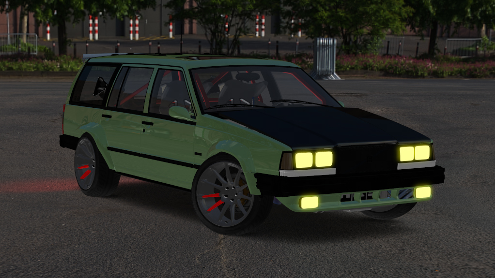 687_Bros_Volvo_745_Wagon, skin green