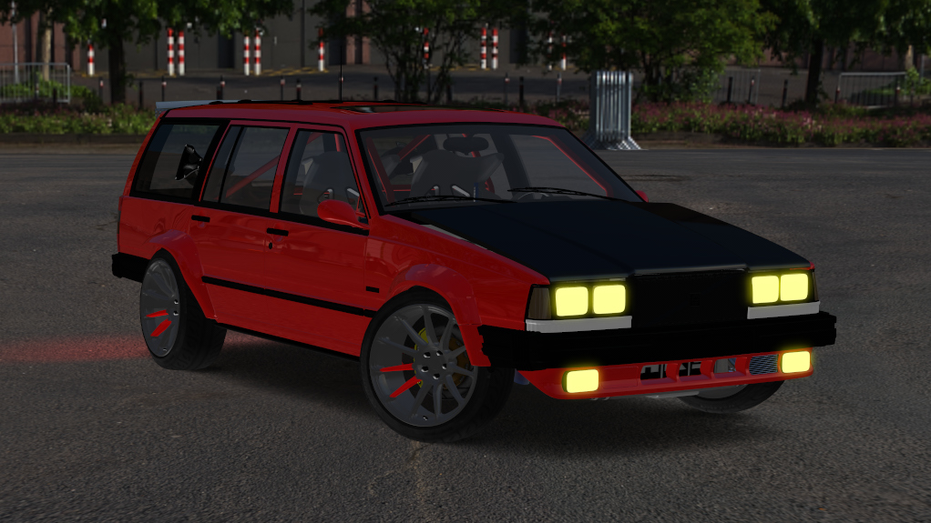 687_Bros_Volvo_745_Wagon, skin red