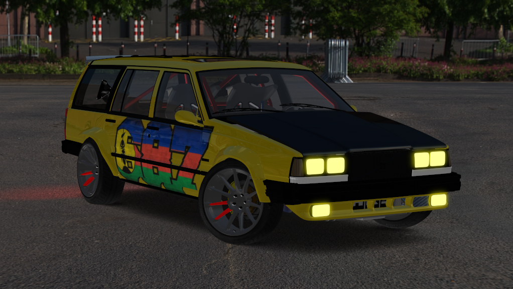 687_Bros_Volvo_745_Wagon, skin yellow