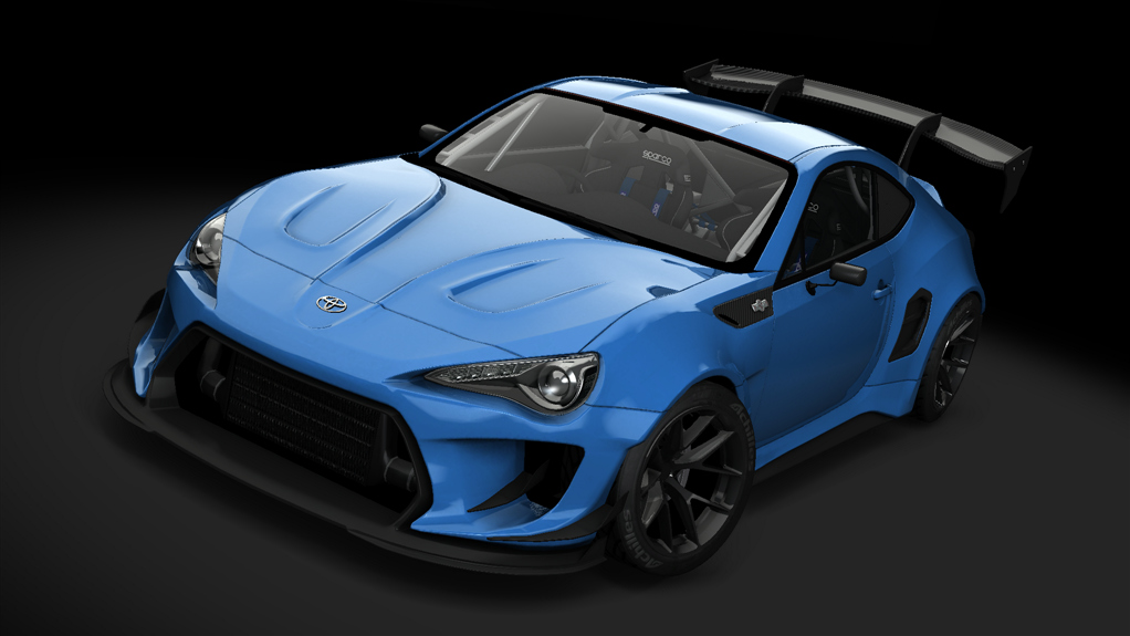 FDC24//Pro2 - Toyota GT86, skin sininen