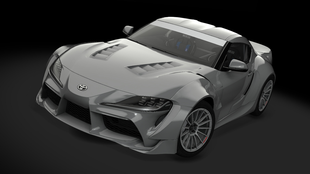 FDC24//Pro2 - Toyota Supra A90, skin harmaa