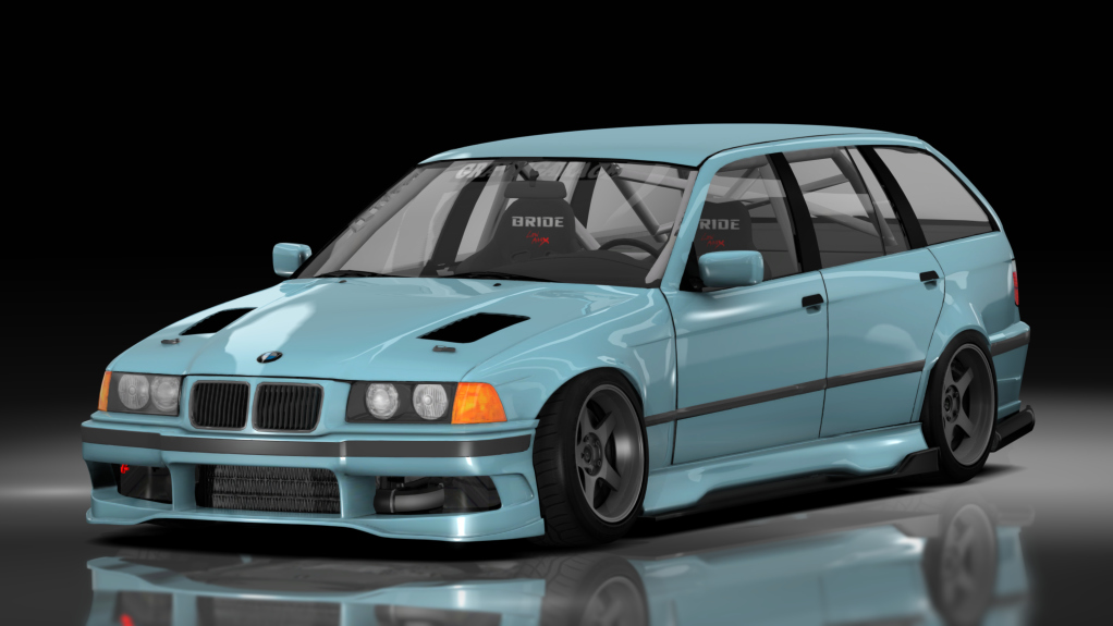 GravyGarage Street E36 Touring Voilent Angle diesel, skin Light Blue