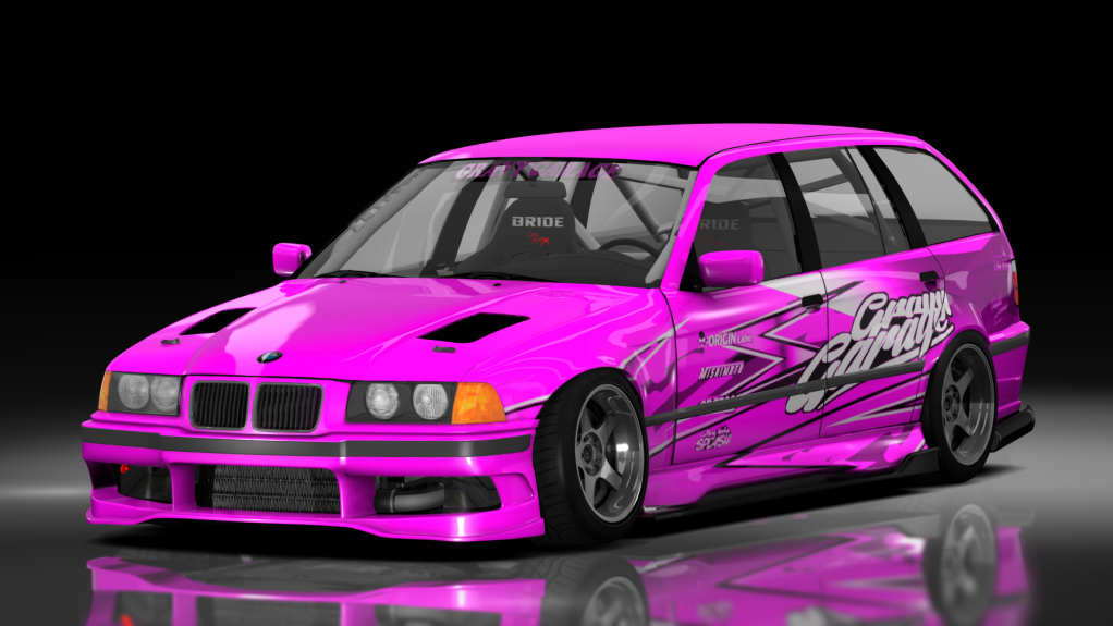 GravyGarage Street E36 Touring Voilent Angle diesel, skin Pink