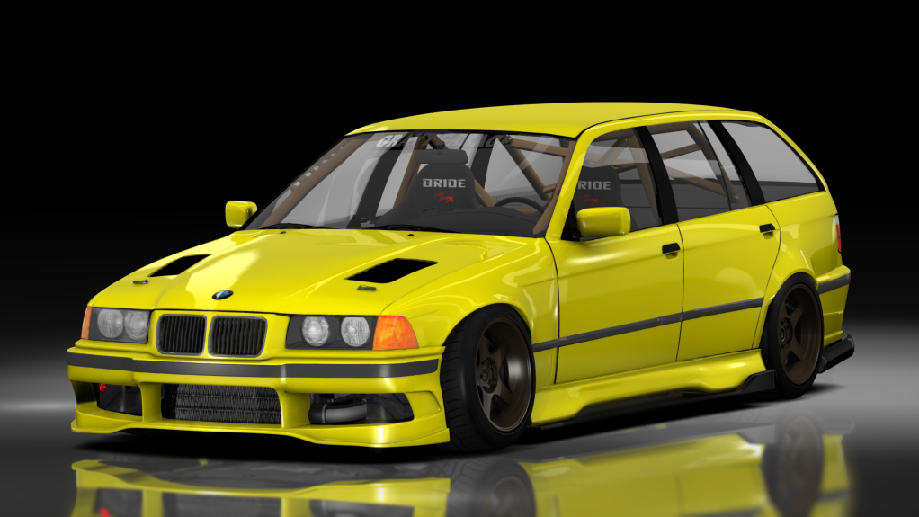 GravyGarage Street E36 Touring Voilent Angle diesel, skin Yellow