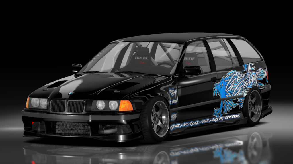 GravyGarage Street E36 Touring Voilent Angle diesel, skin wurr black