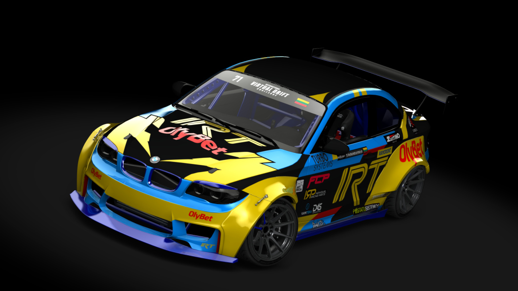 IVDC BMW E82 1M Danielius Parangauskas 2024, skin IRT_Parangauskas