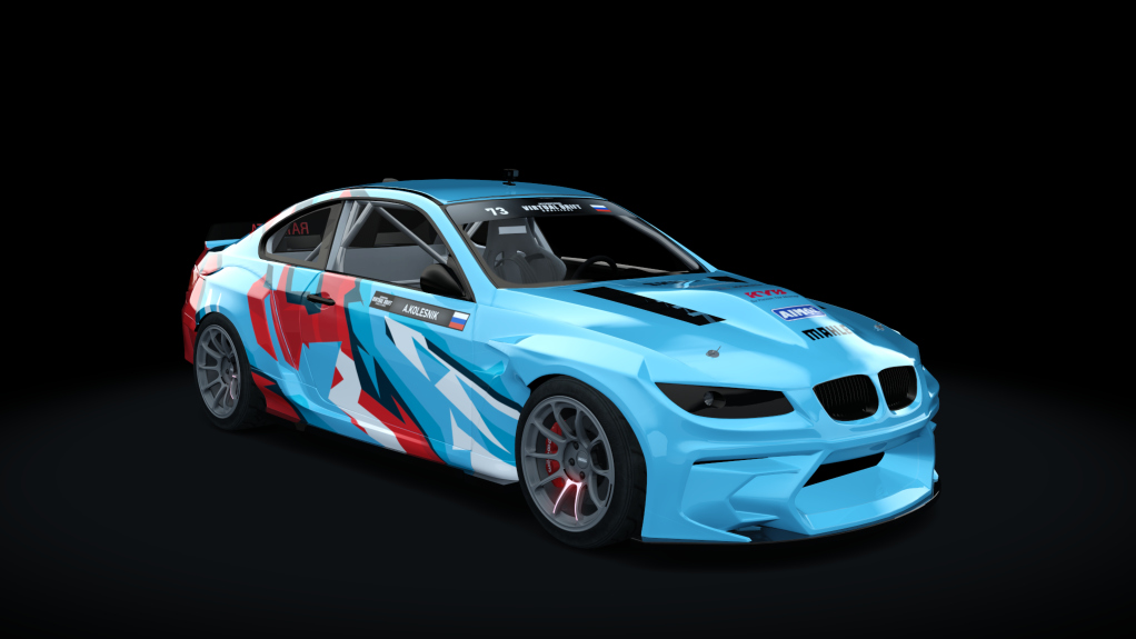 IVDC BMW E92 Ratatata Team, skin IVDC Artem Kolesnik